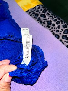Royal Blue Lace Bralette
