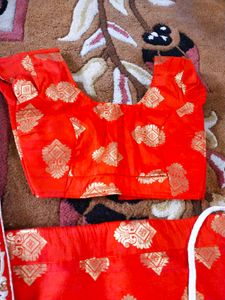 Red Lahanga Choli