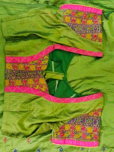 Worked Saree