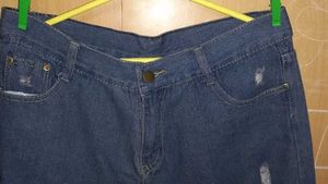 Distressed Black Jeans