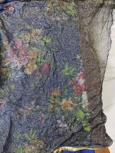 Brand New Saree With Attached Blouse And Peticoat