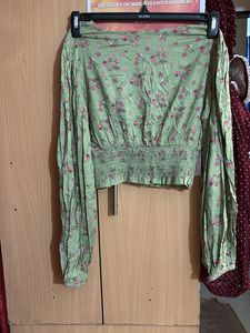 Floral Print Crop Top