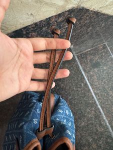 Dune London Denim Handbag ( Check Flaw)