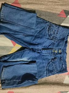 Embroidered High-Waisted Jeans