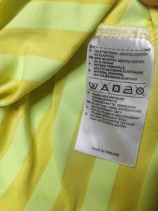 Striped Yellow Adidas Tee