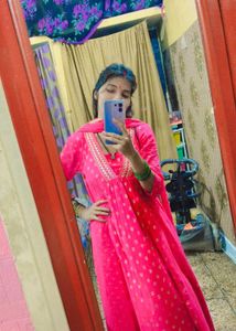 Pink Embroidered Kurta Set