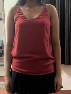 Rust Spaghetti Strap Tank