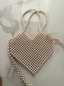 Elegant Pearl Beaded Handbag
