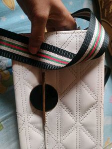 White Sling Bag