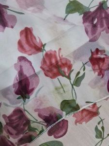 Floral Chiffon Hi-Lo Dress