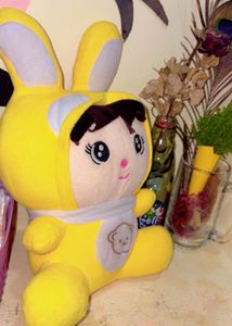 Cute Yellow Bunny Plushie