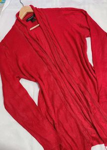 B2G2 🎁Imported Red Longline Shrug ()