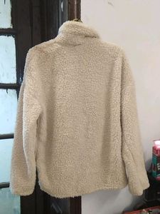 Urbanic Faux fur sweater Cream Colored