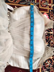 Flared Net Party Wear Dress/New With Tag