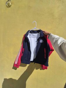 Striped Bomber Jacket