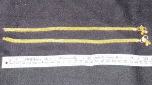 Gold Color Anklets - Simple And Elegant