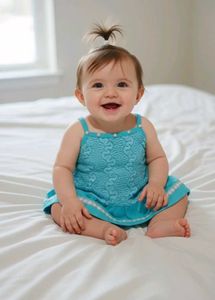 Cute Blue Baby Dress