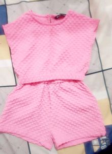 Bubblegum Pink Textured suit