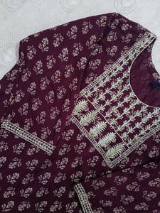 Printed Pure Cotton Kurti In New Condition