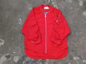 Red Jacket with Patches