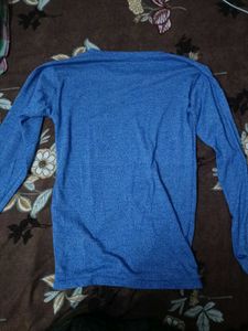 Blue Long Sleeve Top