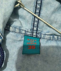 Denim Embroidered Shirt