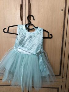 Pastel Color Block Party Dress