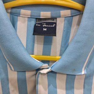 Striped Polo Shirt - Casual Style