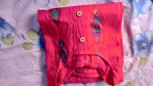 Pink Printed Kurti