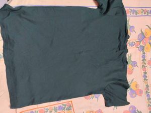 Gray &#39;Temptation&#39; Polo T-Shirt And Dark Green