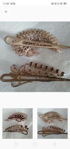 conbo for husna. 9candles, 2flowers and Beautiful combo of 2 hair clips with studded diamonds and pearls- purple and 3 facemasks