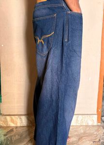 Roadster Wide Leg Denim Jeans Men