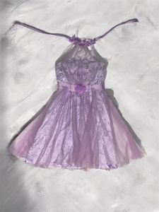 Lavender Pretty Short Dress