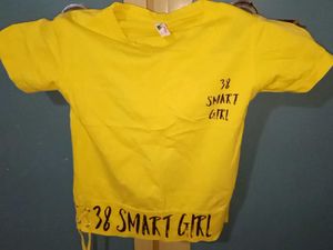 Yellow Smart Girl Tee