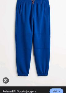 H&amp;M Blue Wide Trouser/Jogger
