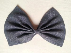 Large Bowl Gillter Alligator Hair Clip For Girls