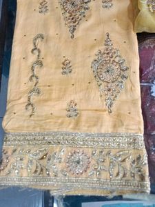 Yellow Embroidered Salwar Kameez