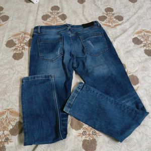 Blue distress Denim Jeans