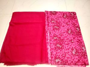2 Set Combo Offer Blue &amp; Floral Fabric Bundle