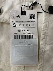 ZARA offwhite overshirt jacket