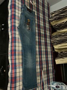 Polo logoed jeans