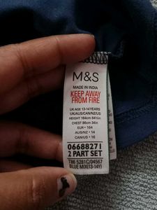M&amp;S Blue Mix Tshirt