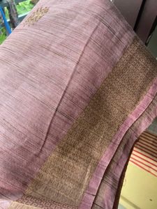 Semi Jute Saree With Blouse