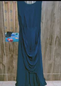 Elegant Blue Ethnic Gown