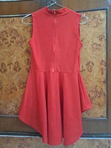 Red High-Low Dress