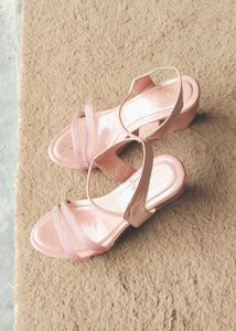 Blush Pink Minimalist Heels
