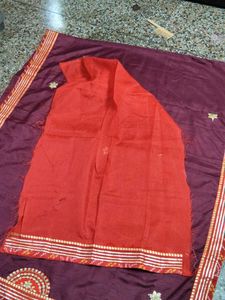 NEW Elegant Maroon Saree