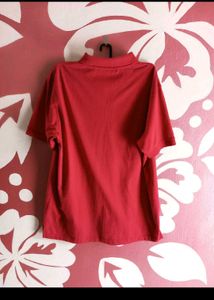 Red Short Sleeve Polo Shirt