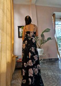 Elegant Floral Maxi Dress