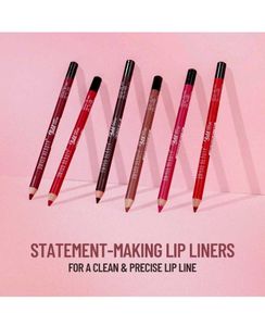 Bold Matte Lipliner Pack Of 12 Pcs